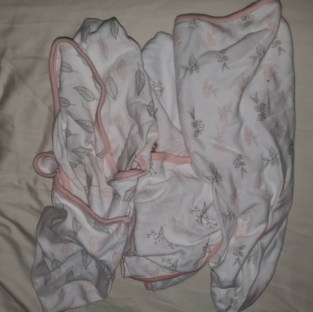 3 swaddles